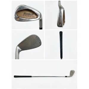 Bomber Oversize Pitching Wedge Right Handed Steel Shaft Golf Iron Silver Bronze